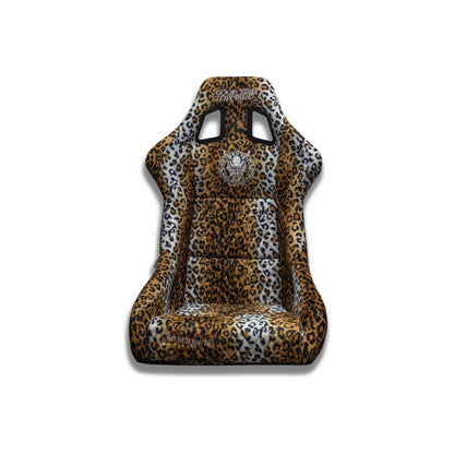 Cheetah Print Lowered Empire Bucket Seats Single - Loweredempire