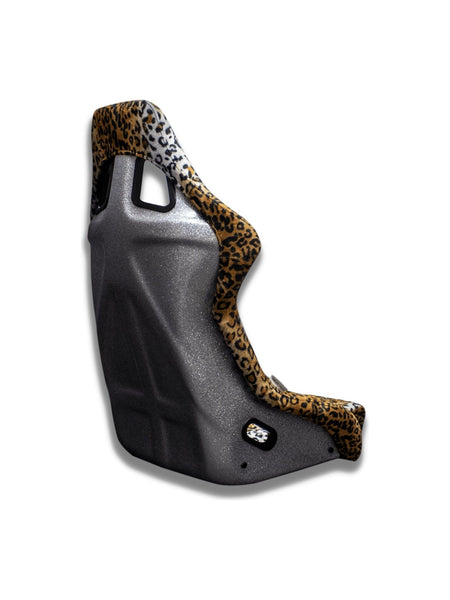Cheetah Print Lowered Empire Bucket Seats Single - Loweredempire