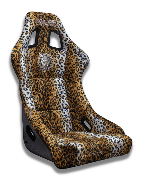 Cheetah Print Lowered Empire Bucket Seats Single - Loweredempire