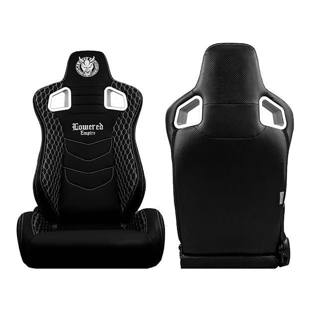 Custom Reclinable Lowered Empire Racing Seats Pair Driver & Passenger Pair - Loweredempire