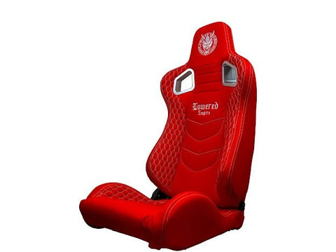Custom Reclinable Lowered Empire Racing Seats Pair Driver & Passenger Pair - Loweredempire
