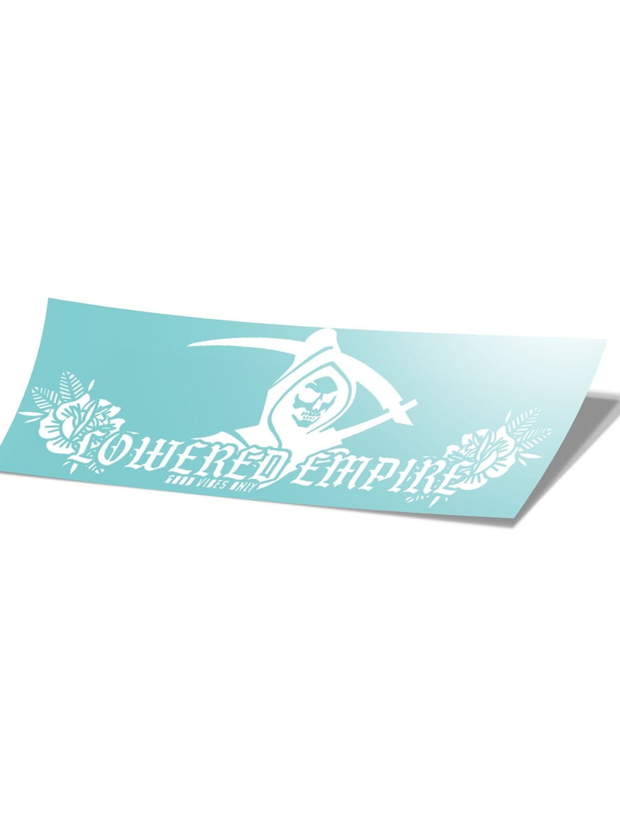 Grim Reaper Rose Traditional Banner 24” - Loweredempire