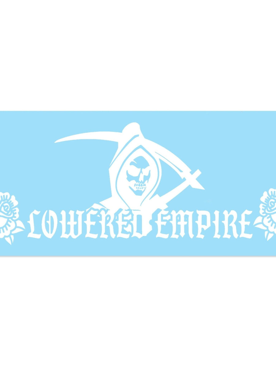 Grim Reaper Rose Traditional Banner 24” - Loweredempire