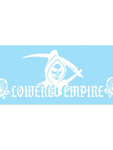 Grim Reaper Rose Traditional Banner 24” - Loweredempire