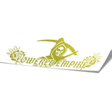 Grim Reaper Rose Traditional Banner 24” - Loweredempire