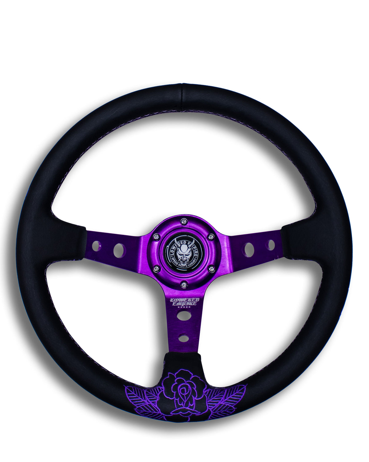 Purple Rose Steering Wheel Bracket