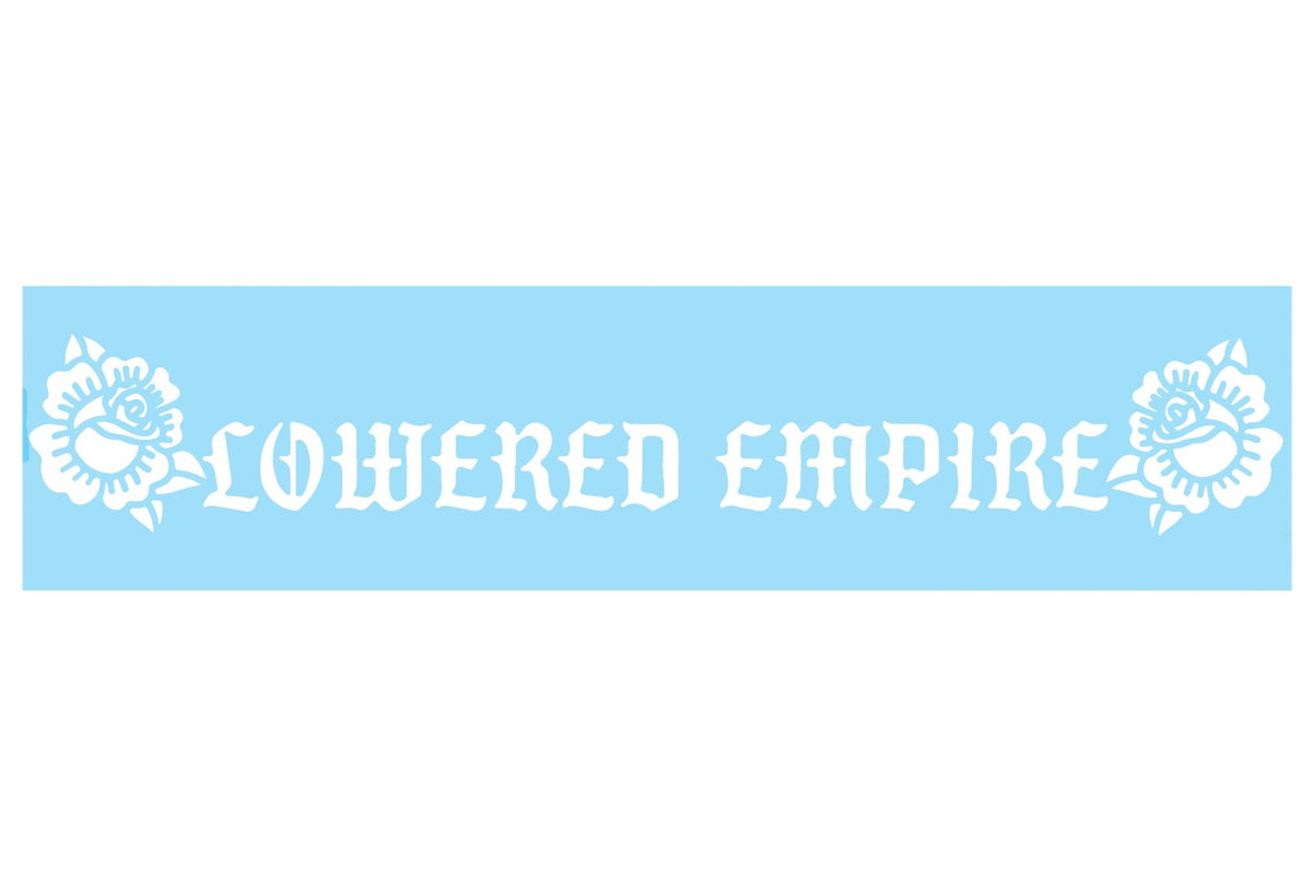 Lowered Empire Roses Decal 14" - Loweredempire