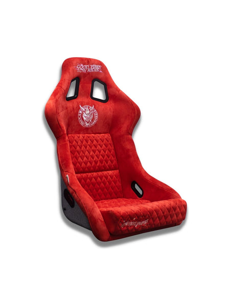 Red Lowered Empire Bucket Seats Single - Loweredempire