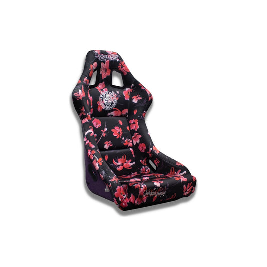 Sakura Flowers Lowered Empire Bucket Seats Single - Loweredempire