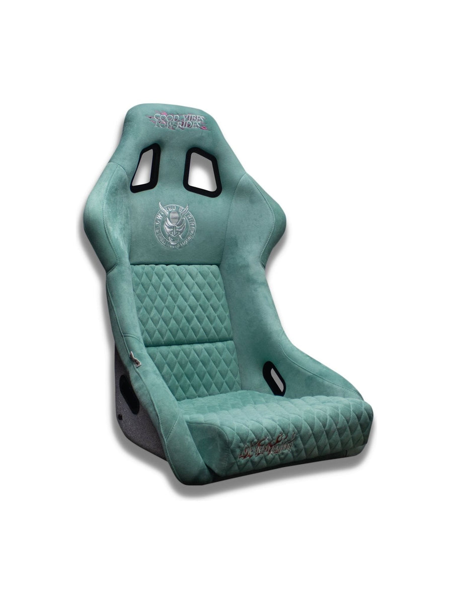 Turquoise Blue Lowered Empire Bucket Seats Single - Loweredempire