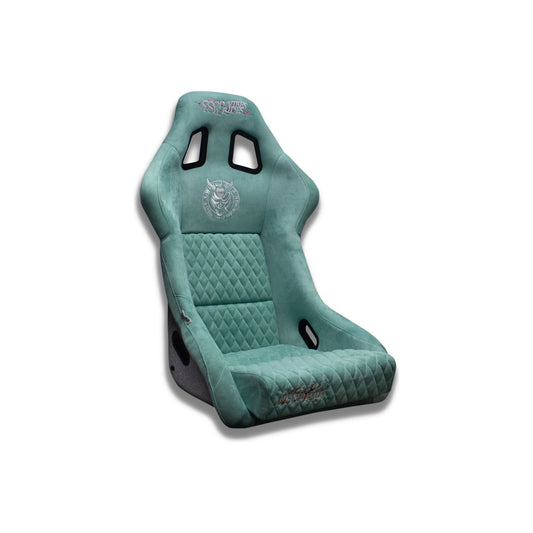 Turquoise Blue Lowered Empire Bucket Seats Single - Loweredempire