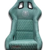 Turquoise Blue Lowered Empire Bucket Seats Single - Loweredempire